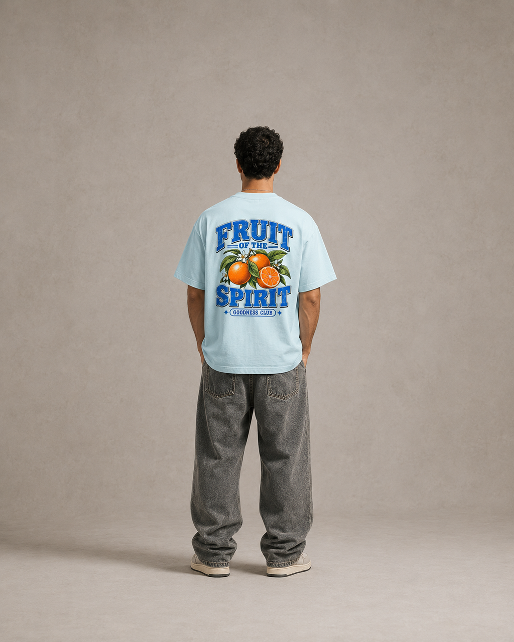 N&K editorial mockup v2 | fruit-of-the-spirit-oversized-tee | sky-blue | back