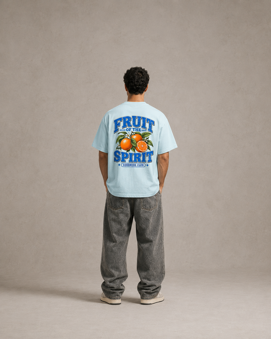 N&K editorial mockup v2 | fruit-of-the-spirit-oversized-tee | sky-blue | back