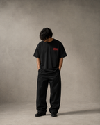 N&K editorial mockup v2 | peace-be-still-oversized-tee | black | front