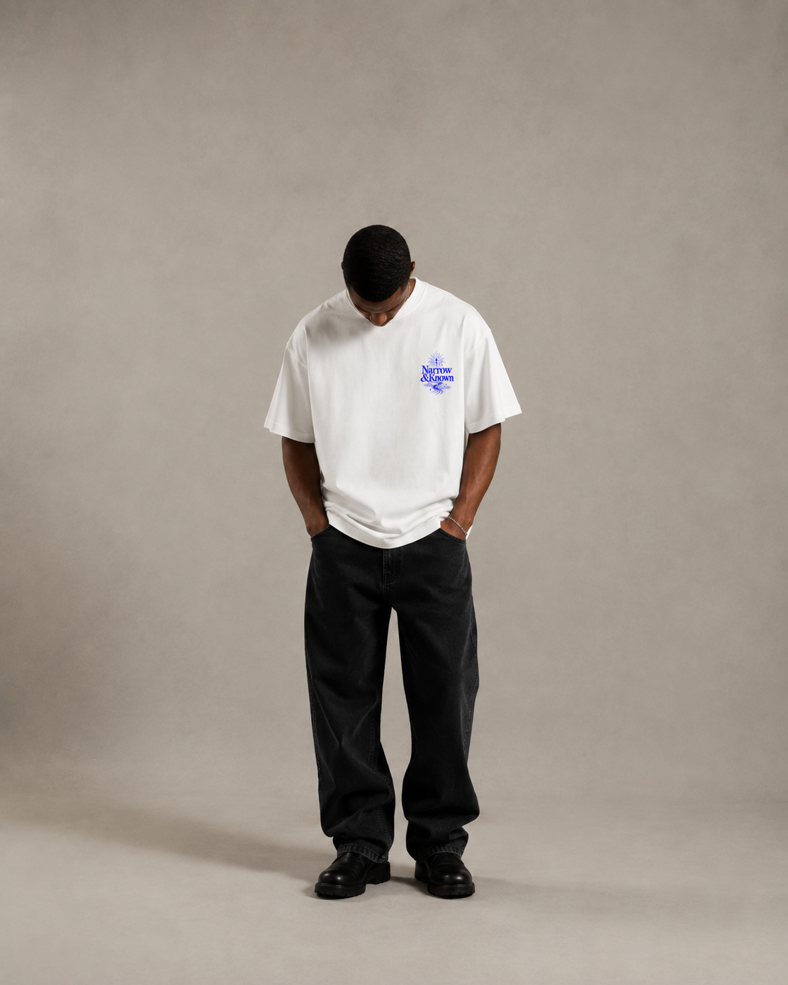 N&K editorial mockup v2 | rivers-of-living-water-oversized-tee | white | front