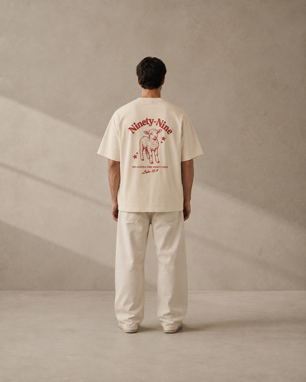 N&K editorial mockup v2 | the-ninety-nine-oversized-tee | mild-apricot | back