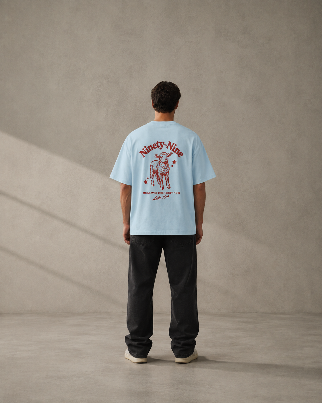 The Ninety-Nine in Sky Blue — Back editorial view